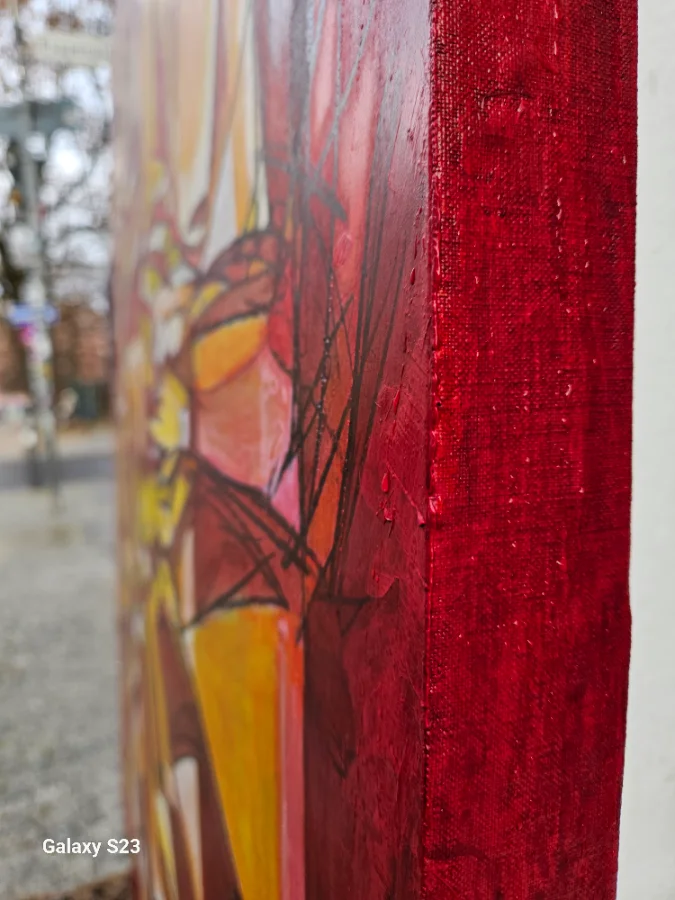 Abstrakte Figur in Farben