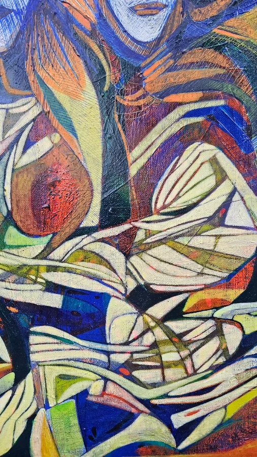Colorful abstract painting