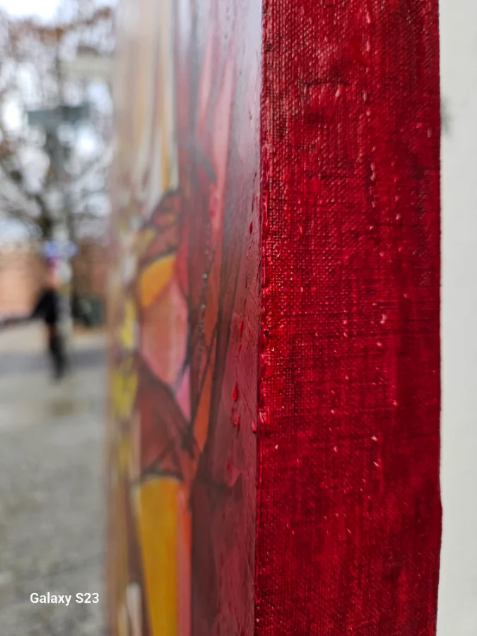 Abstrakte Figur in Farben
