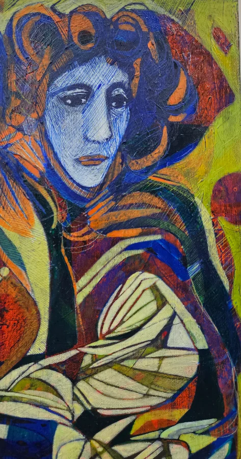 Colorful abstract painting
