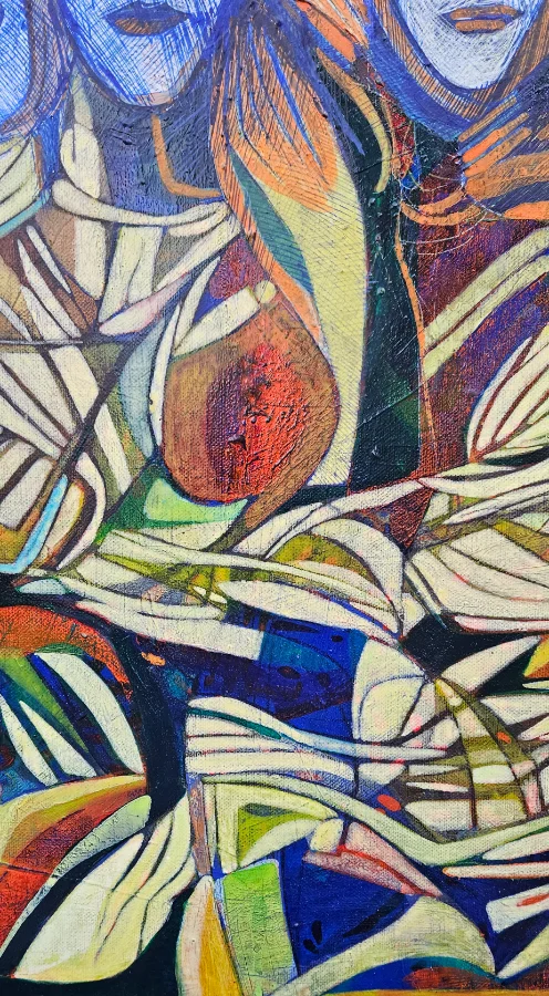 Colorful abstract painting