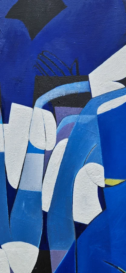 Vibrant abstract landscape