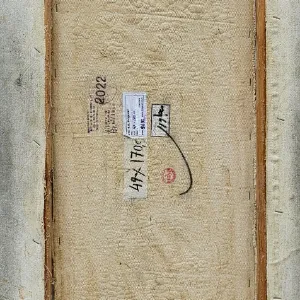 Abstrakte Figur auf Holz