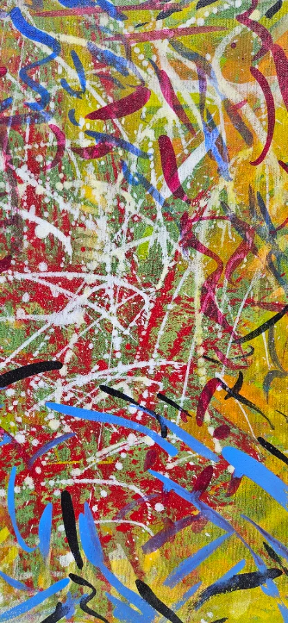 Colorful abstract painting