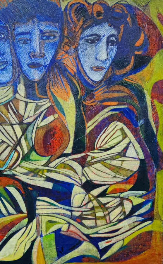 Colorful abstract painting