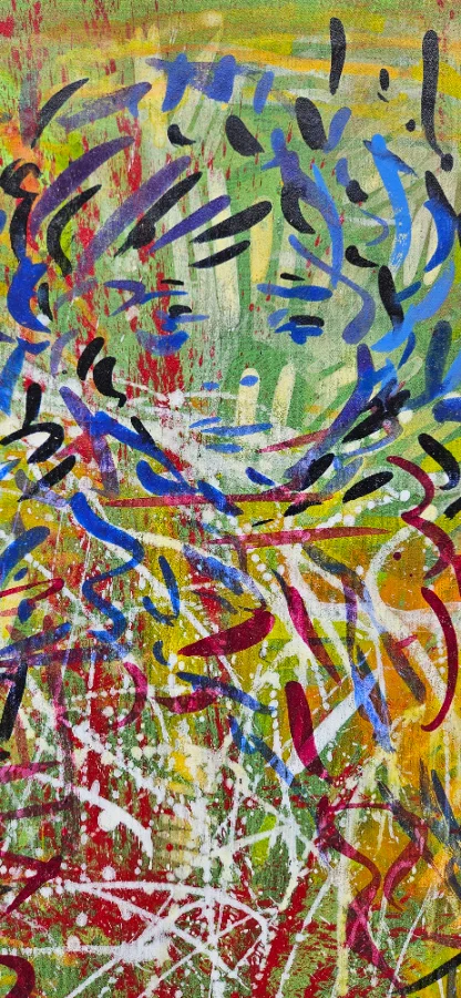 Colorful abstract painting