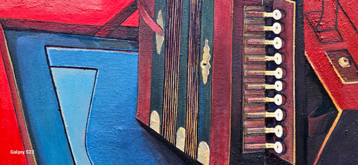 Buntes Ölgemälde