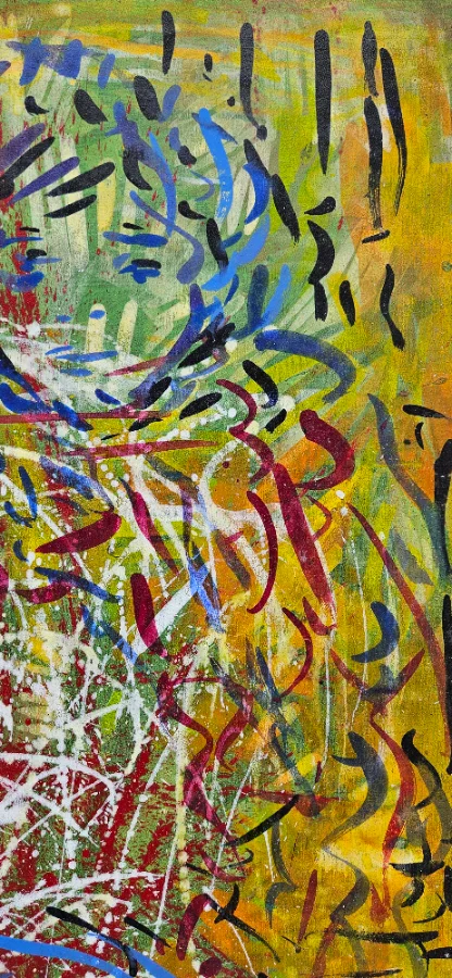 Colorful abstract painting