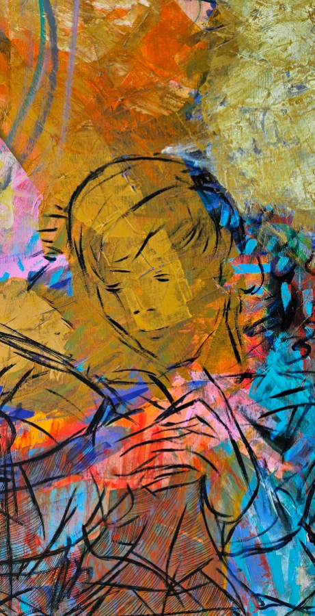 Free painting figurativ 