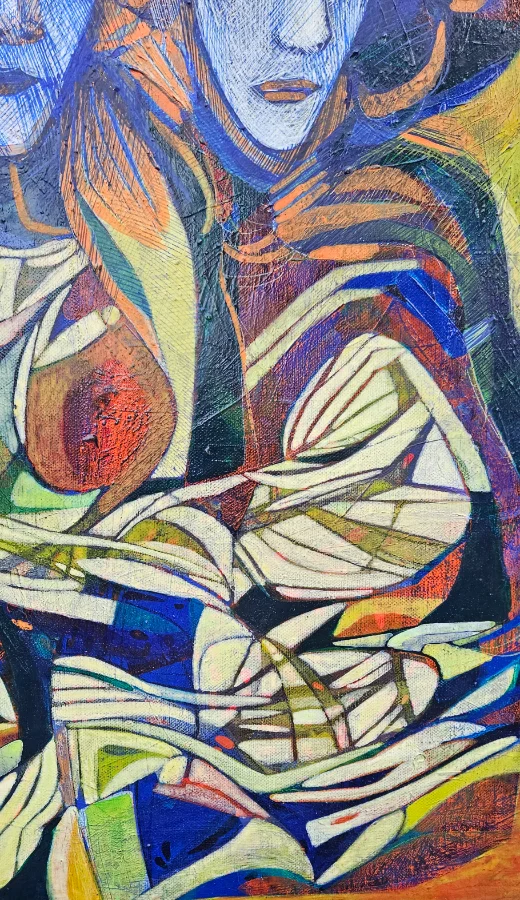 Colorful abstract painting