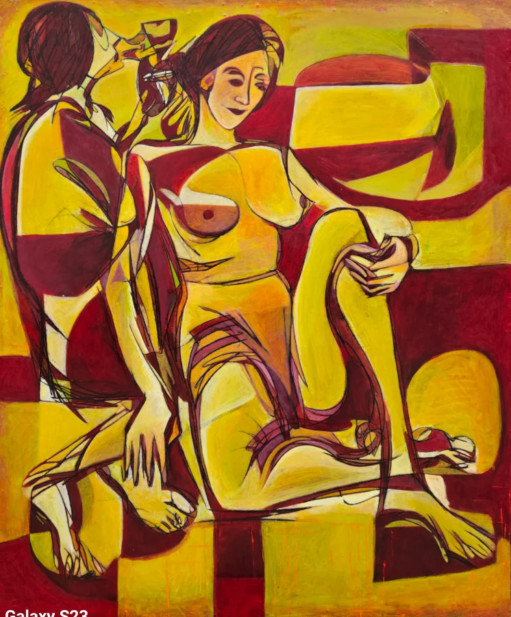 Abstrakte Figur im Raum