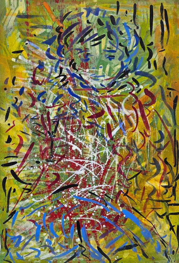Colorful abstract painting