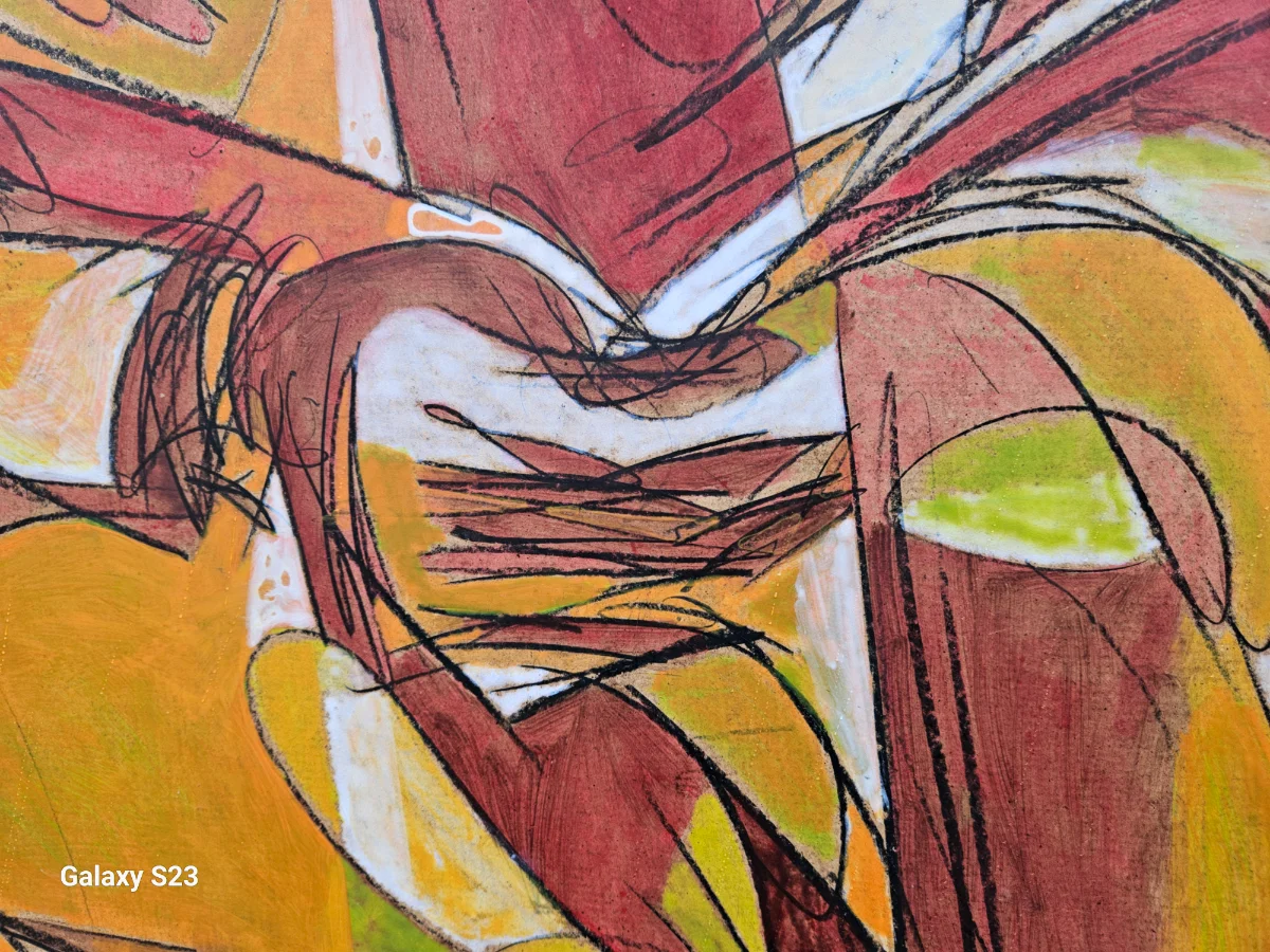 Abstrakte Figur in Farben