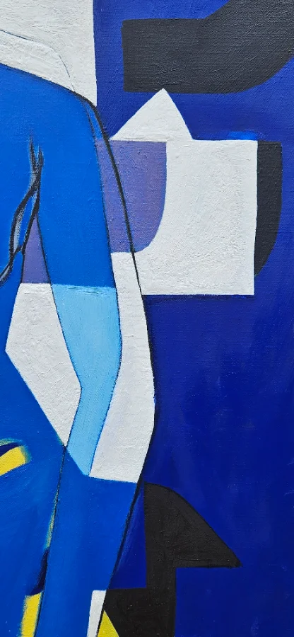 Vibrant abstract landscape