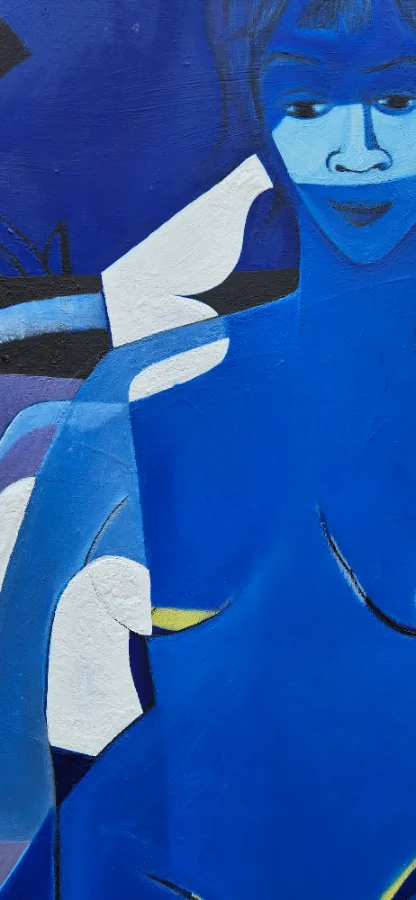 Vibrant abstract landscape