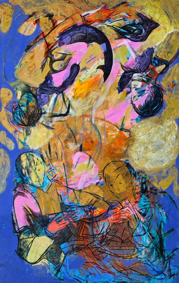 Free painting figurativ 
