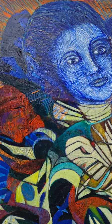 Colorful abstract painting