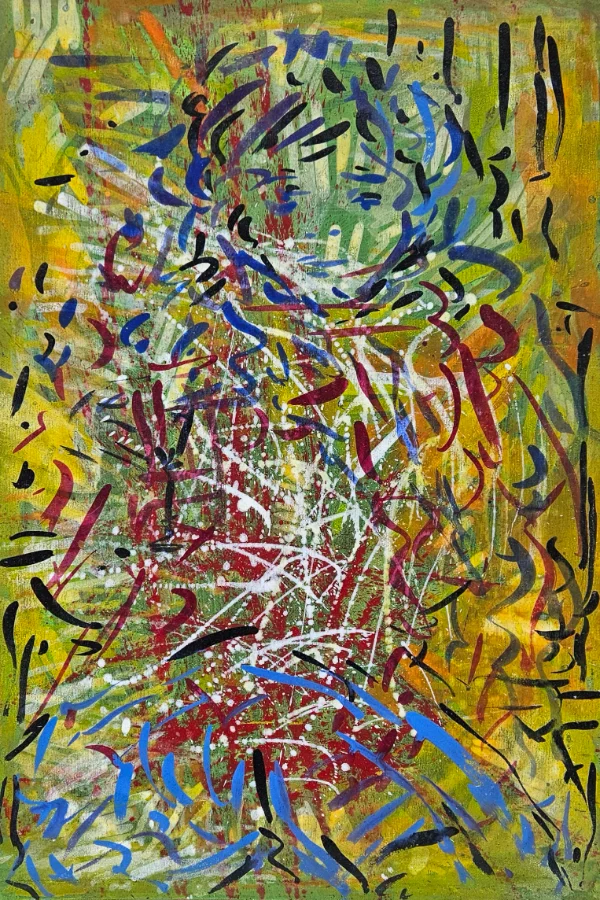 Colorful abstract painting