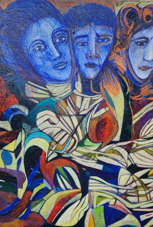 Colorful abstract painting