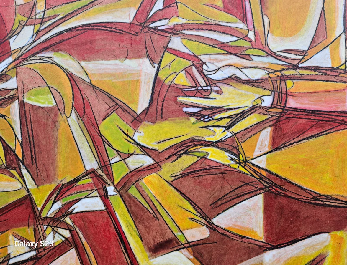 Abstrakte Figur in Farben