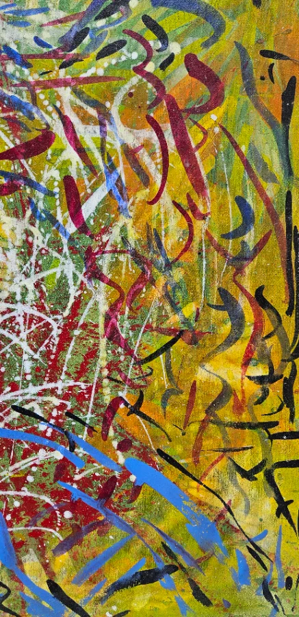 Colorful abstract painting