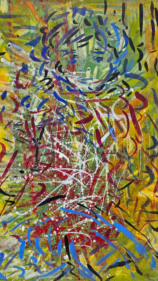 Colorful abstract painting