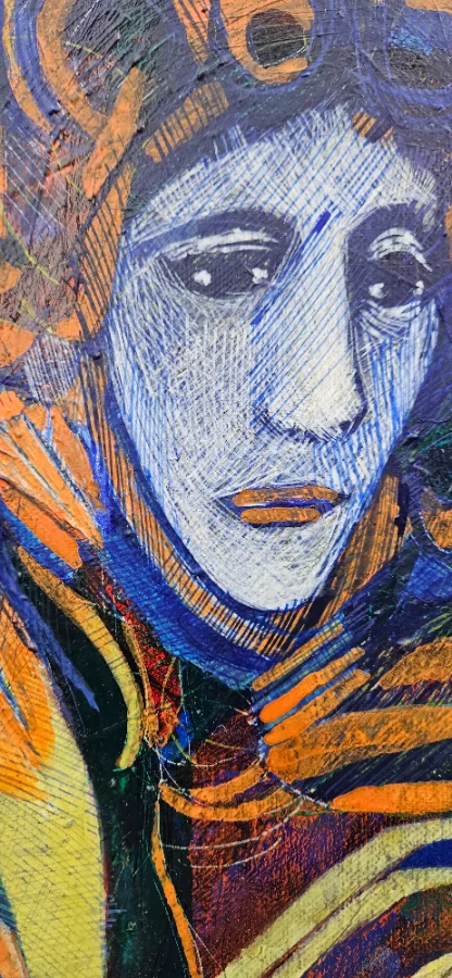 Colorful abstract painting
