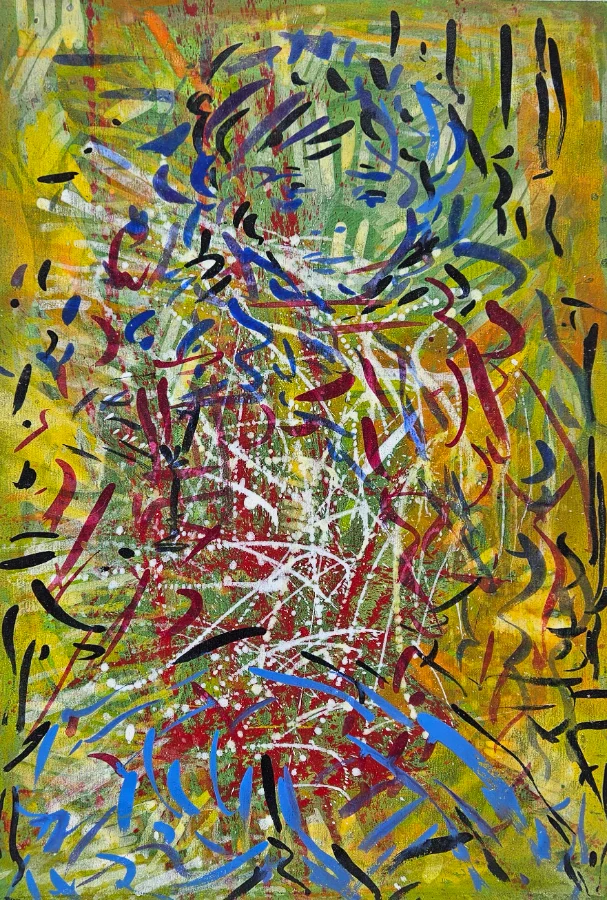 Colorful abstract painting