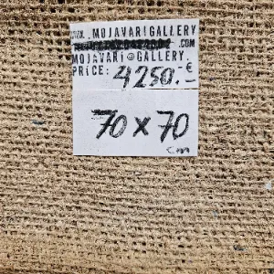 Abstrakt und Figur vor Spiegel