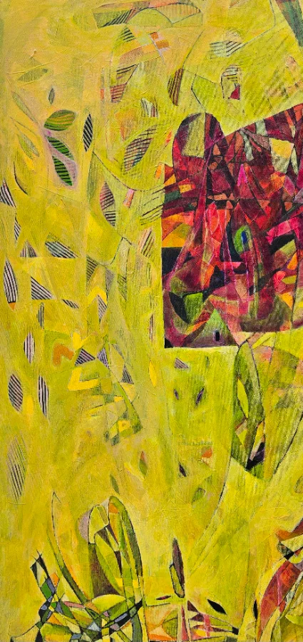 Vibrant cityscape painting