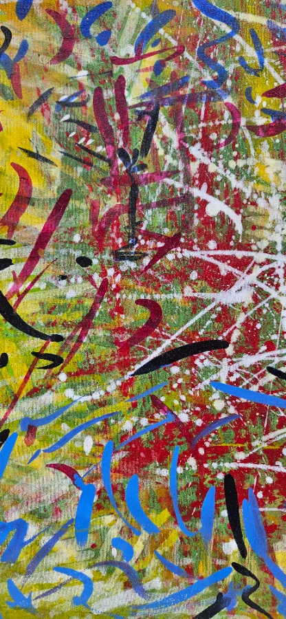 Colorful abstract painting