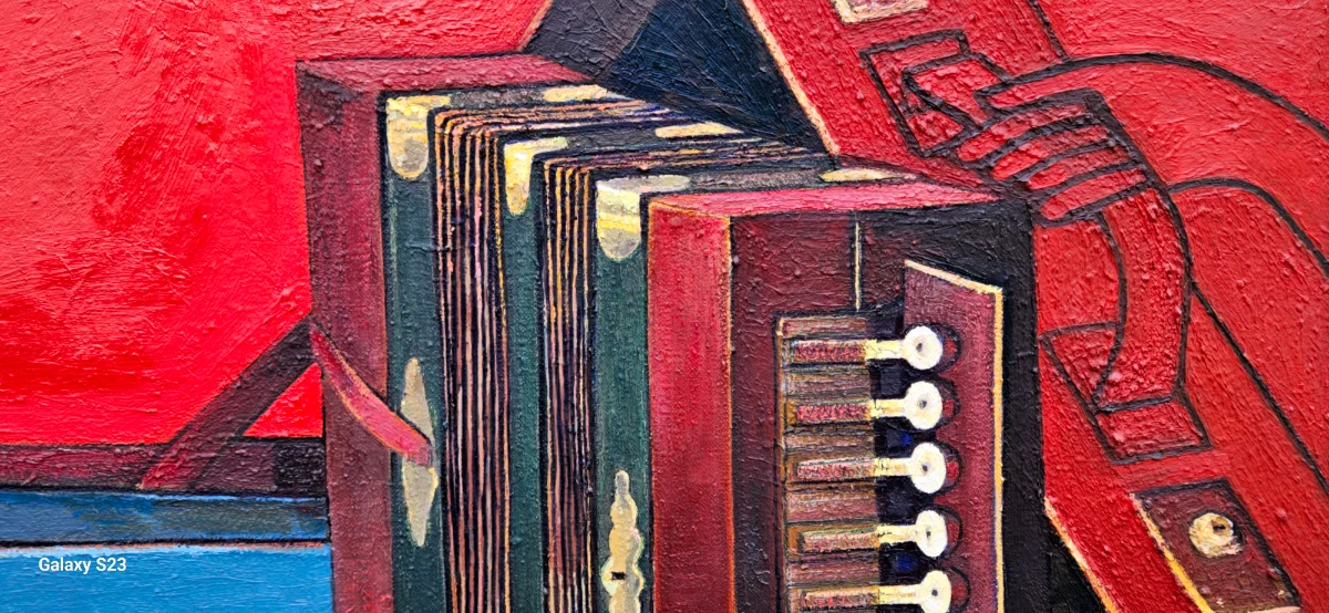 Buntes Ölgemälde