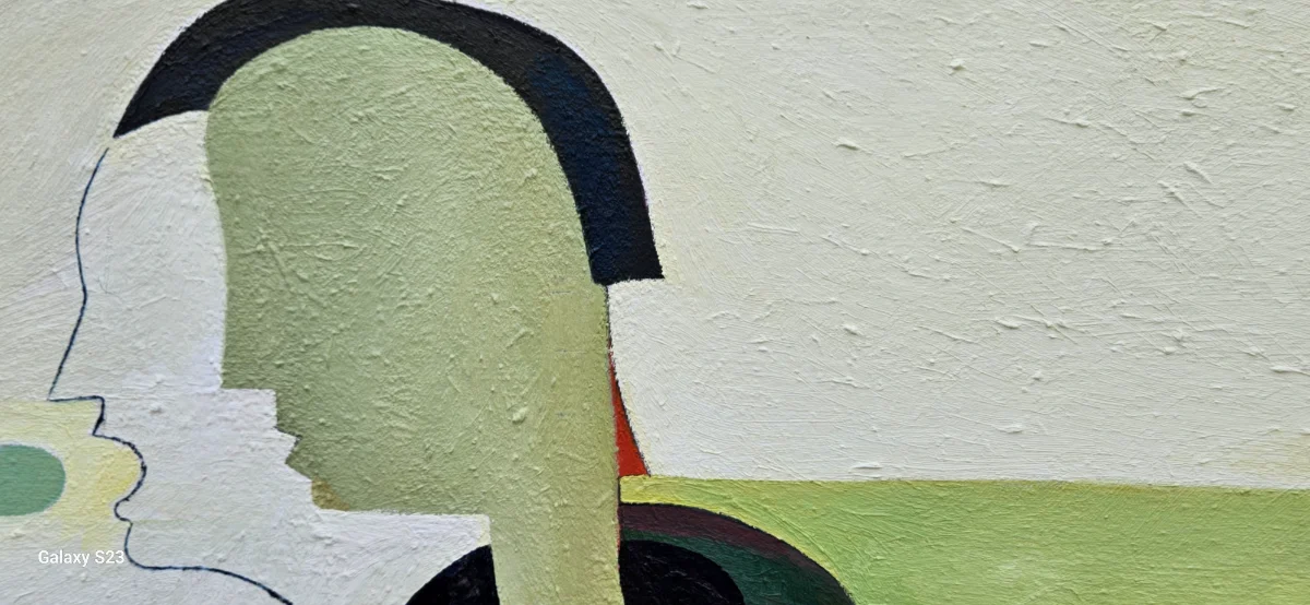 Buntes Ölgemälde